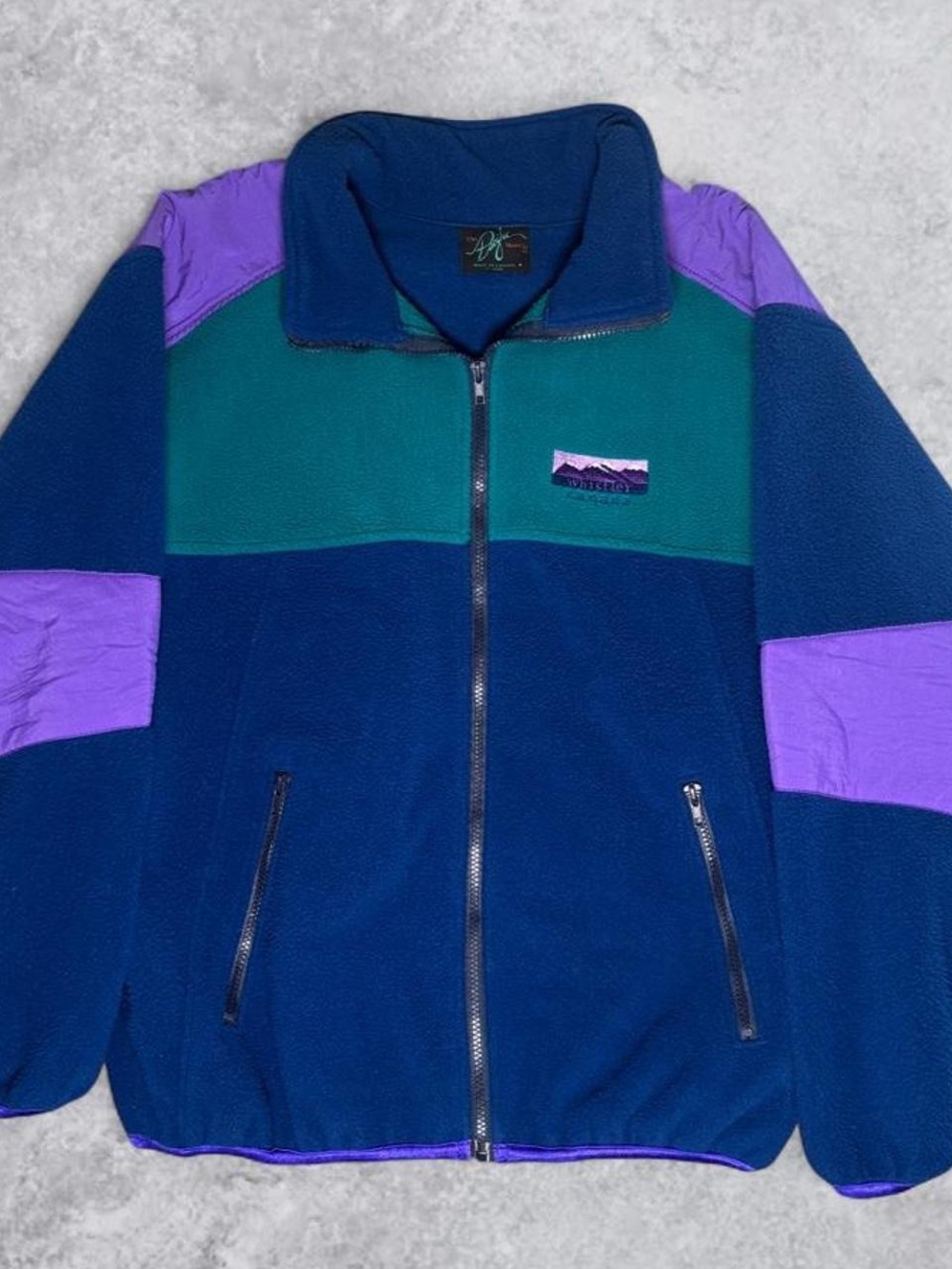 Vintage 90’s The Pacific Shirt Co Whistler Canada Full Zip Fleece - Size Large